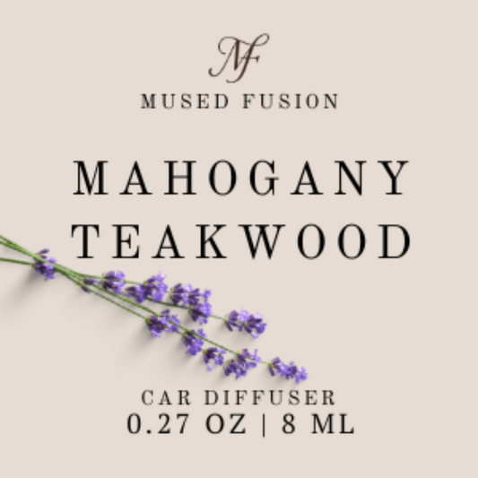 Mahogany Teakwood Car Diffuser